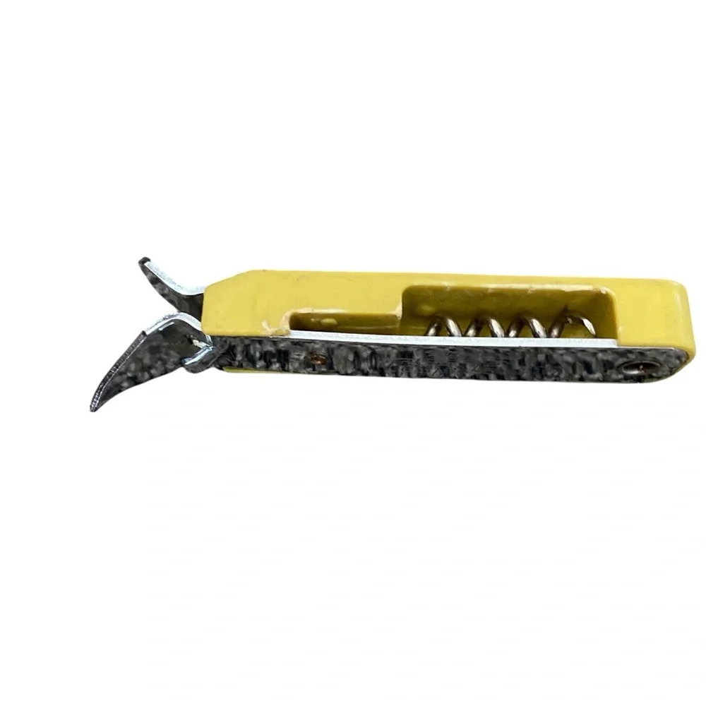 Vintage Tap-Boy Can Opener Corckscrew Yellow